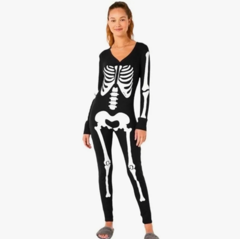 Victoria's Secret Skeleton Thermal Bodysuit